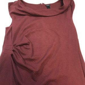 Ann Taylor Burgundy Dress